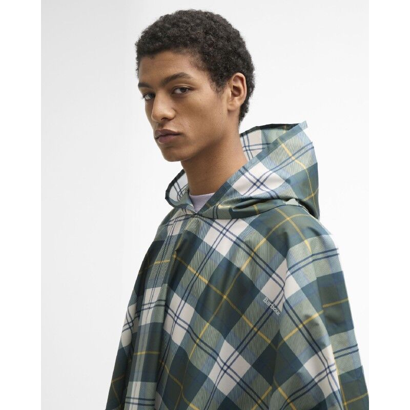 Barbour Tartan Showerproof Poncho - Regenponcho | Hardloop