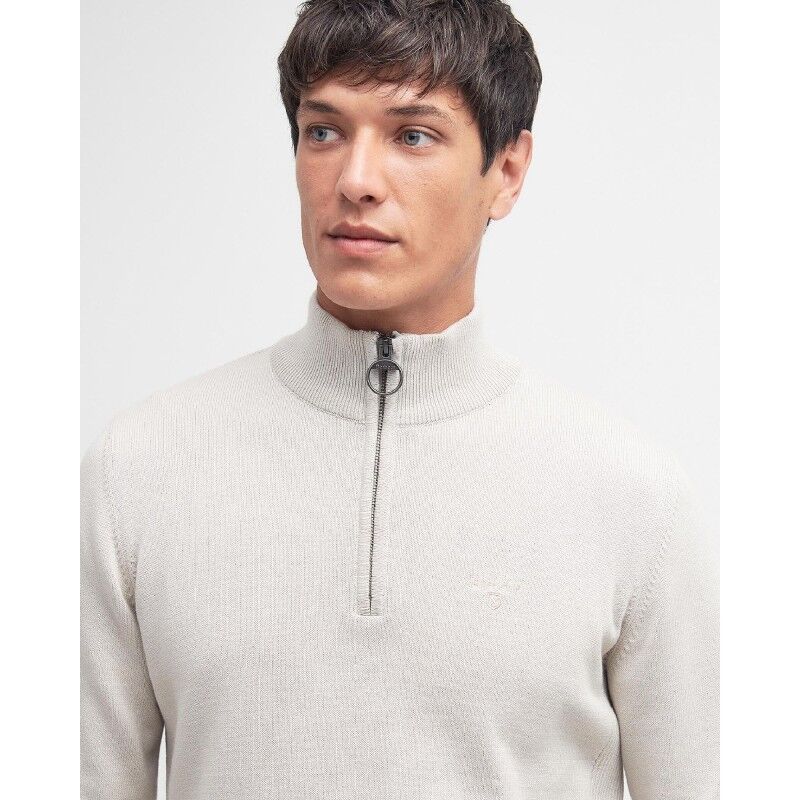 Barbour Pima Cotton Half Zip Knitted Jumper - Jerséis - Hombre | Hardloop