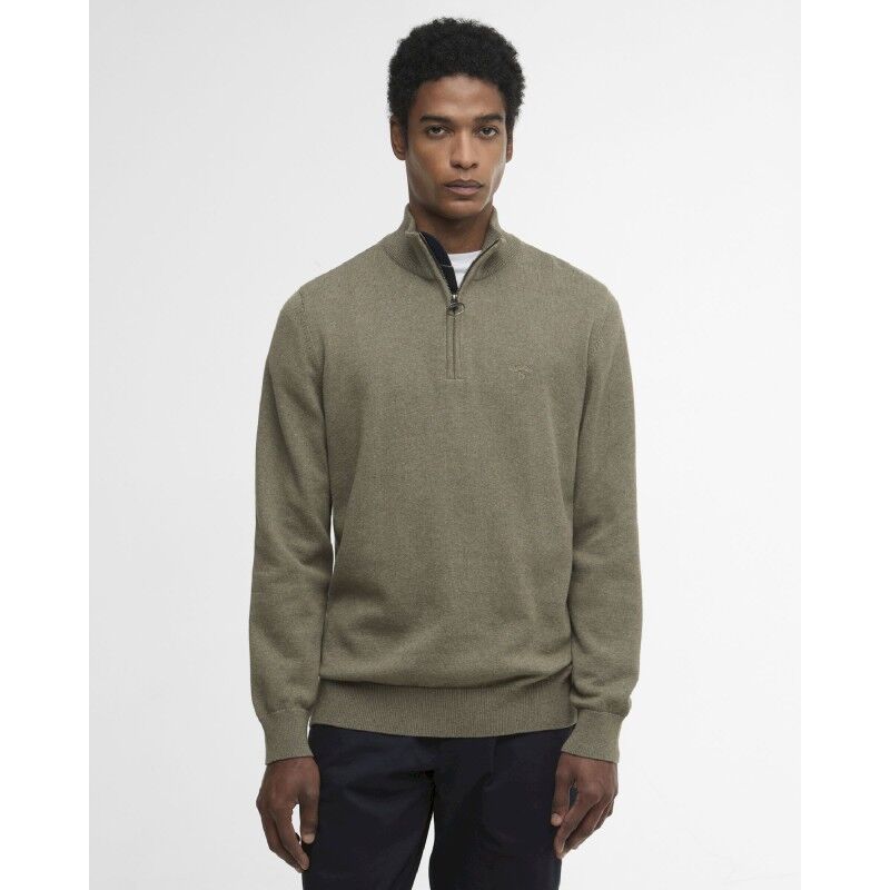 Barbour Pima Cotton Half Zip Knitted Jumper - Jerséis - Hombre | Hardloop