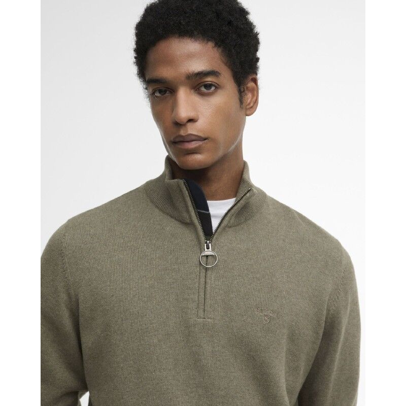 Barbour Pima Cotton Half Zip Knitted Jumper - Sweatere - Herrer | Hardloop