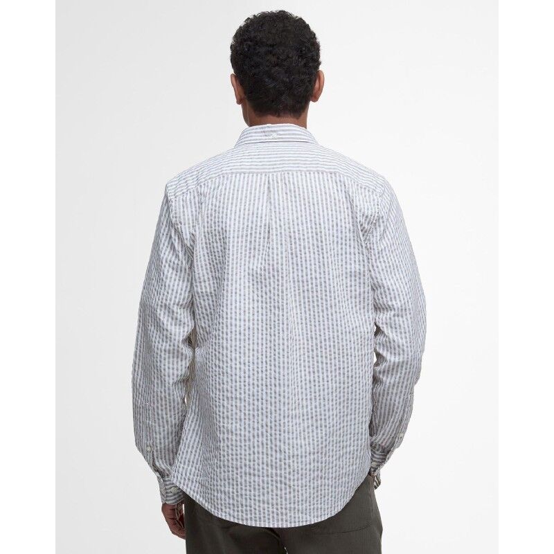 Barbour Cresswell Seersucker L/S Tailored Shirt - Skjorte - Herrer | Hardloop