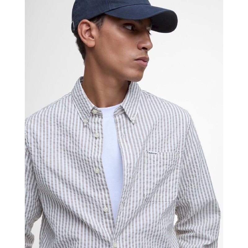 Barbour Cresswell Seersucker L/S Tailored Shirt - Hemd - Herren | Hardloop