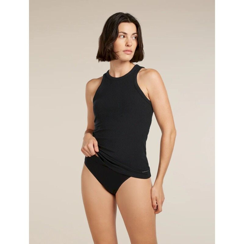 icebreaker Merinos Rib Lotus Tank - Linne - Dam | Hardloop