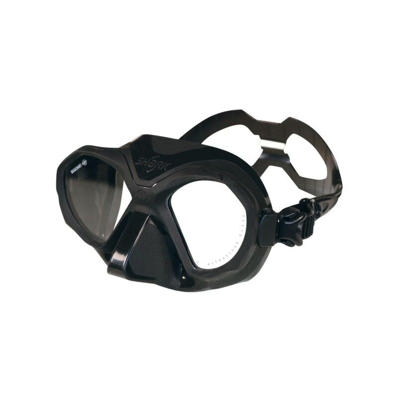 Masque De Plongée Beuchat Super Compensator – Mono-verre Grand Angle, Look Vintage, Jupe En Caoutchouc Noir