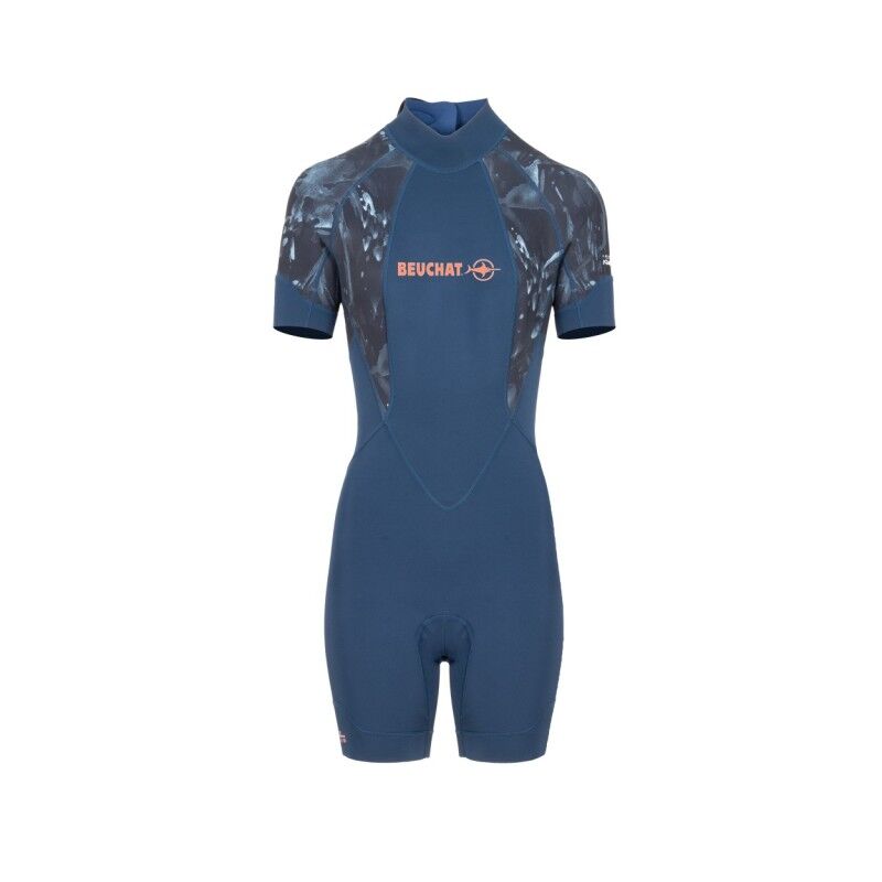 Beuchat Atoll Shorty F Zip Dorsal 2mm - Tauchanzug - Damen | Hardloop