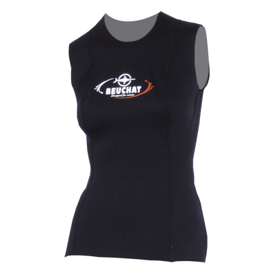 Gilet F - 2,5 mm - Refendu Titanium - Neoprene diving top - Women's