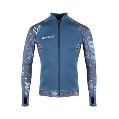 Atoll Veste Zippée H - Top néoprène zippé plongée homme