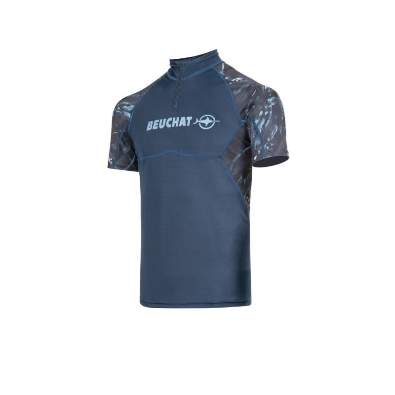 Beuchat Atoll Rashguard H Manches Courtes - Lycras - Uomo | Hardloop