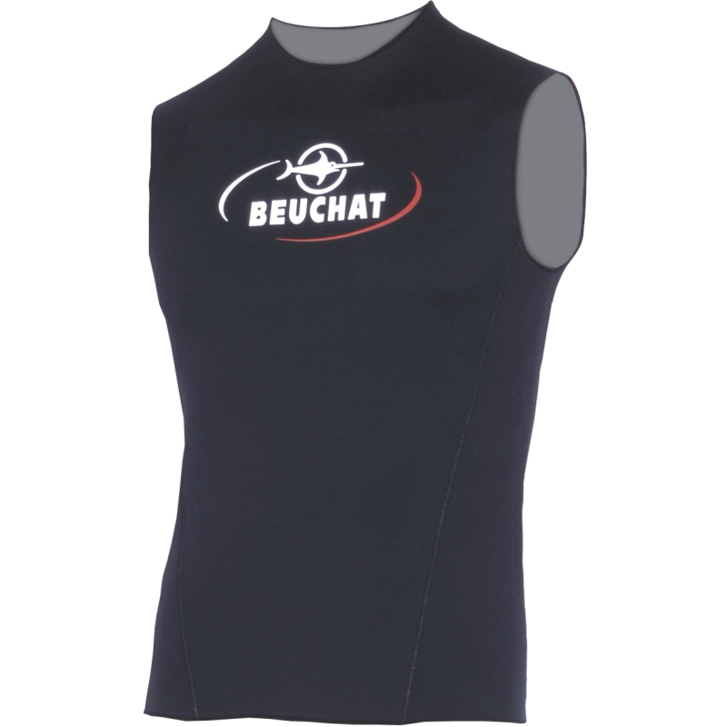 Gilet H - 2,5 mm - Refendu Titanium - Neopreen duiktop - Heren