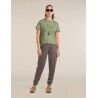 icebreaker Merinos 150 Tech Lite SS Crop T Seed Stor - Camiseta de merino - Mujer | Hardloop