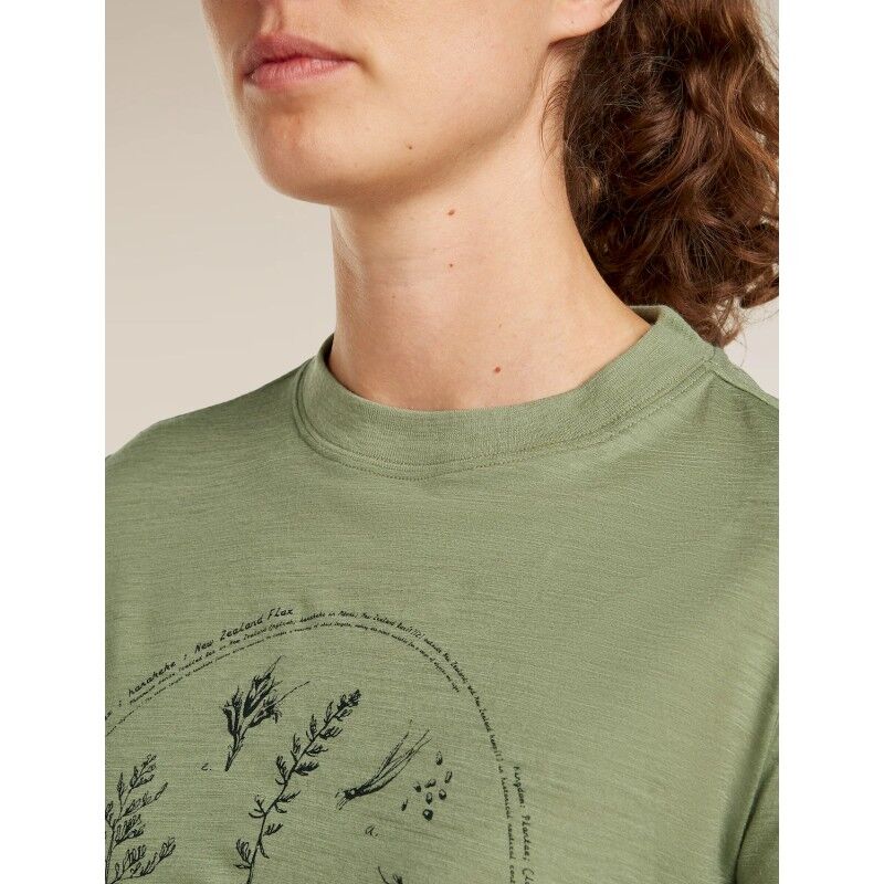 icebreaker Merinos 150 Tech Lite SS Crop T Seed Stor - Merino shirt - Women's | Hardloop