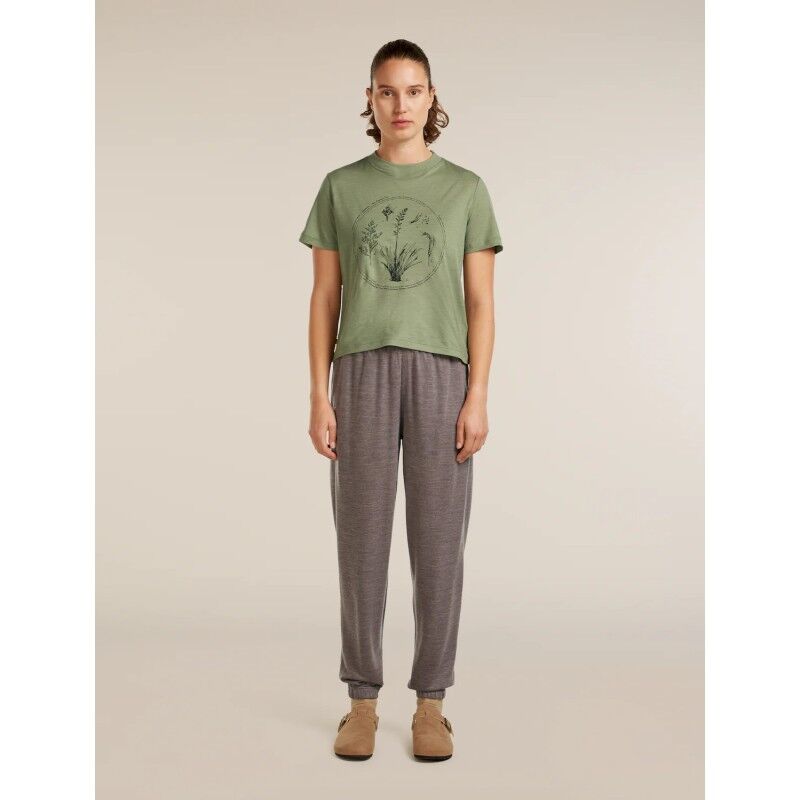 icebreaker Merinos 150 Tech Lite SS Crop T Seed Stor - Maglia merino - Donna | Hardloop