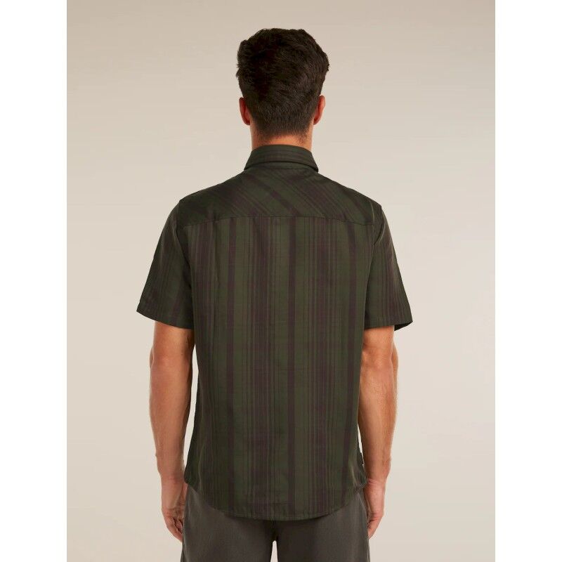 icebreaker Merino 125 Cool-Lite Steveston SS Shirt Plaid - Chemise homme | Hardloop