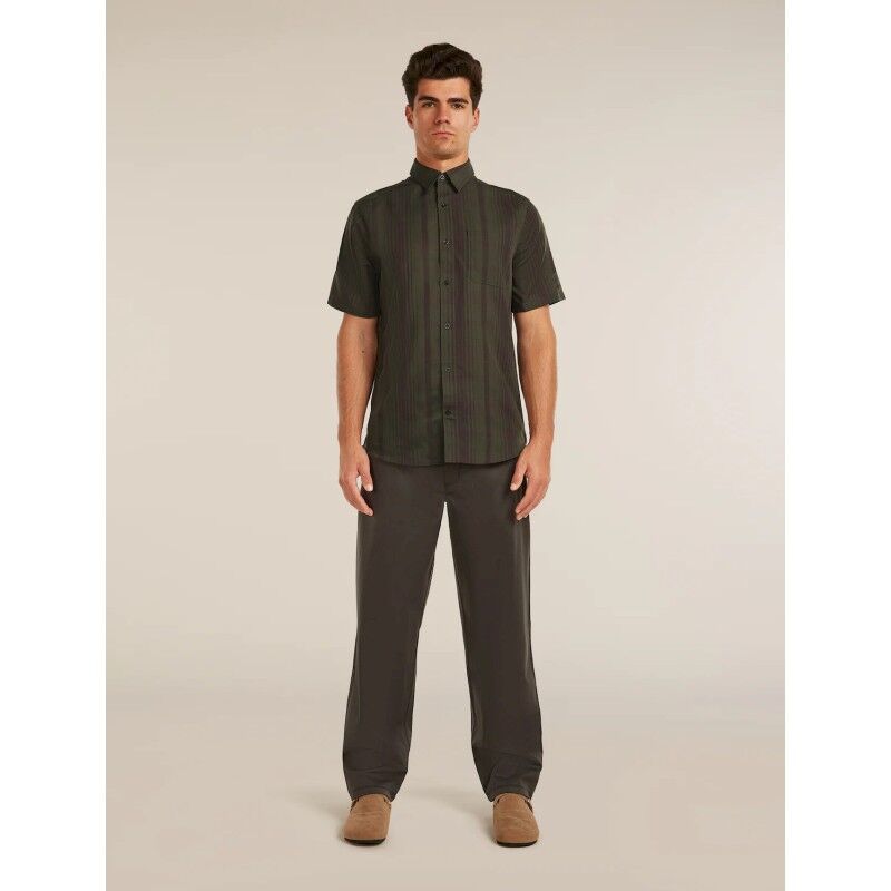 icebreaker Merino 125 Cool-Lite Steveston SS Shirt Plaid - Camisa homem | Hardloop