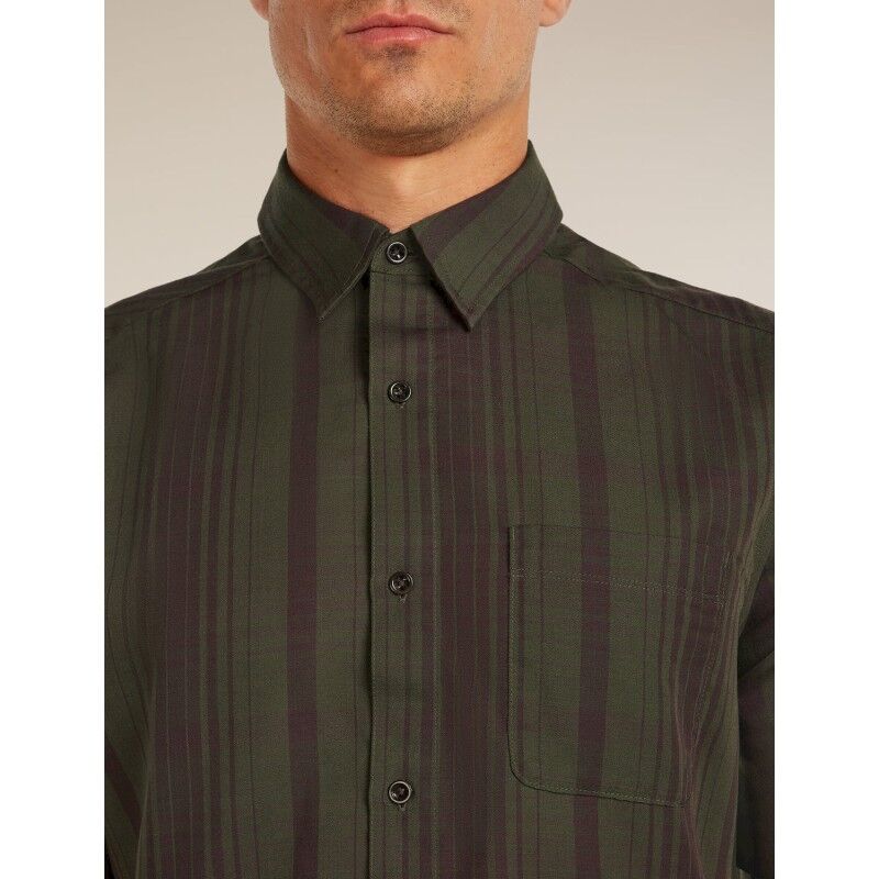 icebreaker Merino 125 Cool-Lite Steveston SS Shirt Plaid - Chemise homme | Hardloop