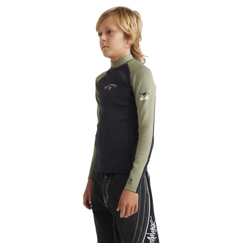 Billabong 1/1mm Absolute Natural Wetsuit Jacket - Top néoprène enfant | Hardloop
