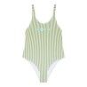 Oil Green Vert Moda Stripe