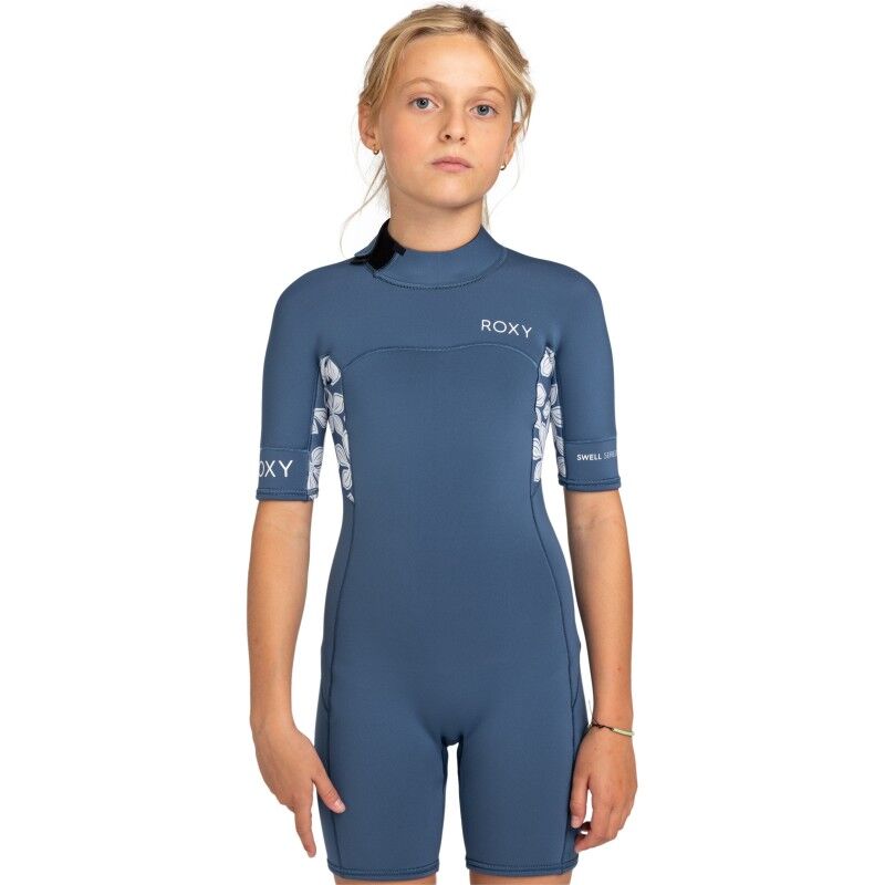 2.0 Swell S Girl Ss Bz Qloc - Combinaison de surf enfant