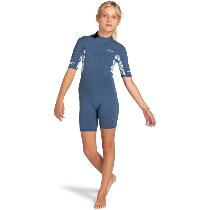 2.0 Swell S Girl Ss Bz Qloc - Combinaison de surf enfant
