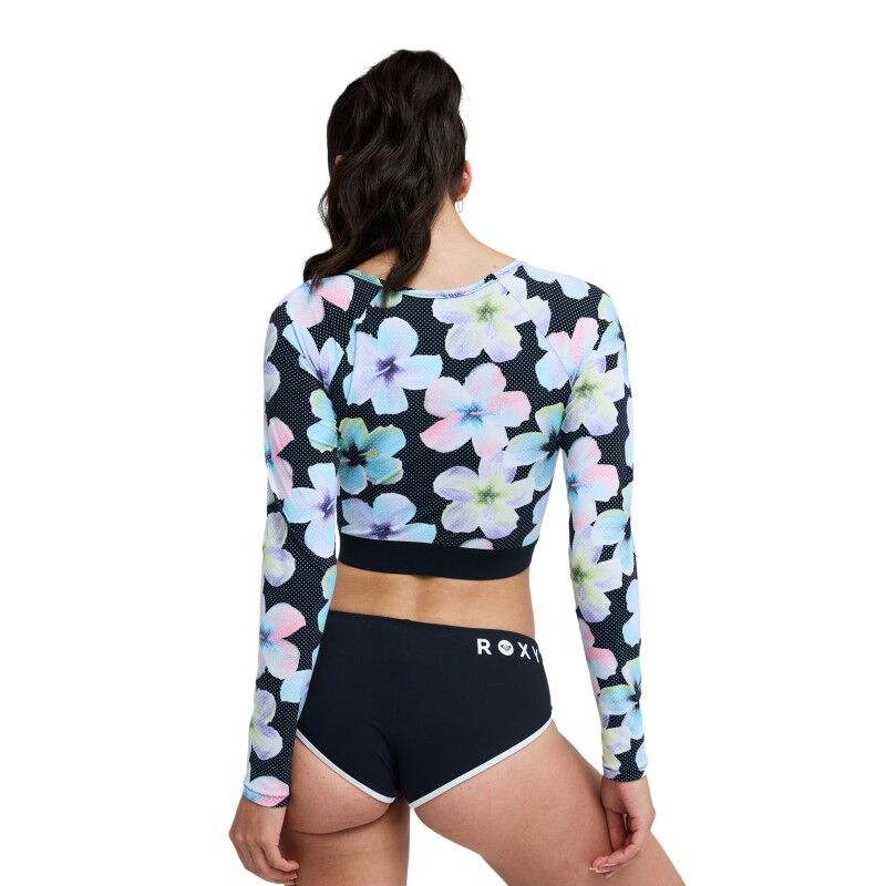 Roxy Active Ls Crop Top - Lycra femme | Hardloop