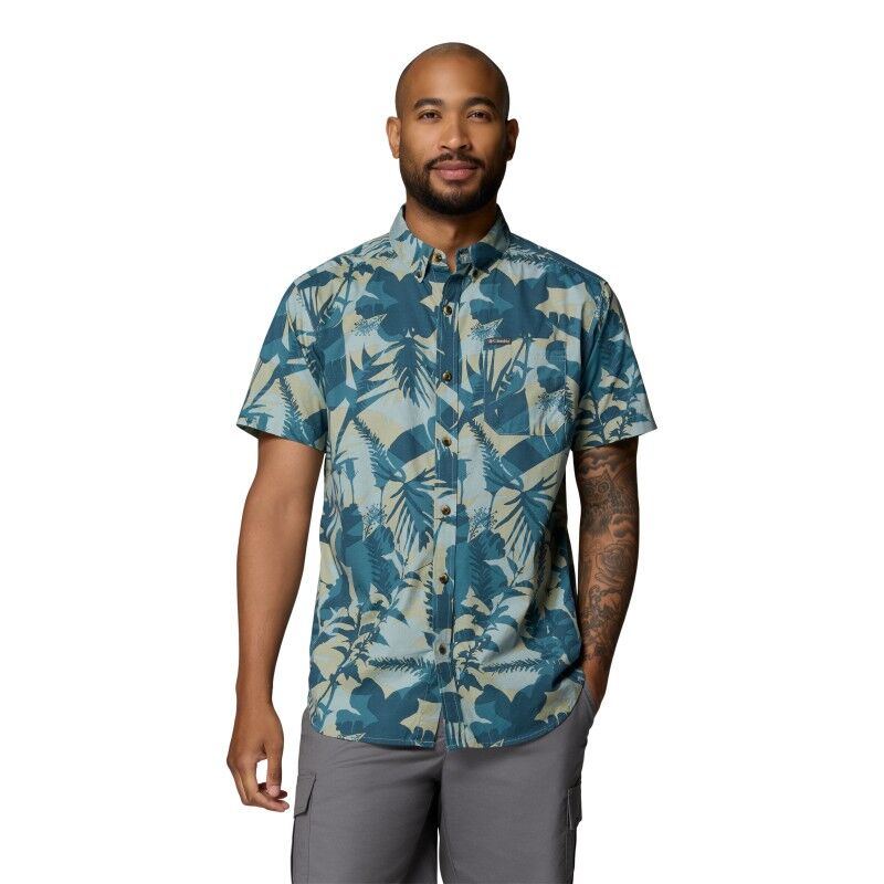 Rapid Rivers Printed Short Sleeve Shirt - Pánská košile