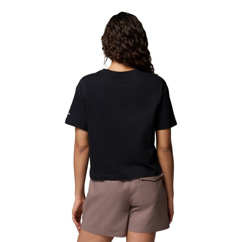 Columbia Rolling Bend Graphic Relaxed Crop SS Tee - T-Shirt - Damen | Hardloop