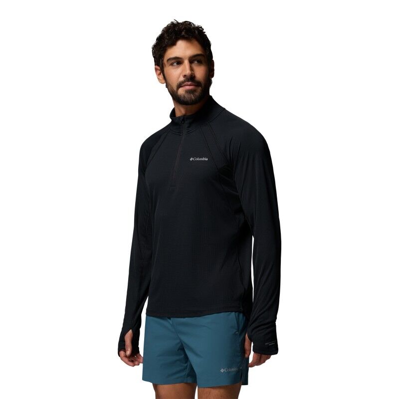 Columbia Stealth Spring LS Half Zip Tee - T-shirt - Men's | Hardloop