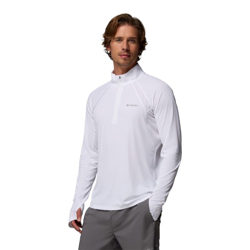Columbia Stealth Spring LS Half Zip Tee - T-shirt homme | Hardloop