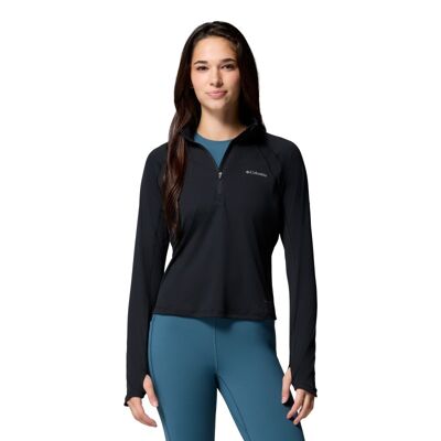 Stealth Spring LS Half Zip Tee - T-shirt - Damer