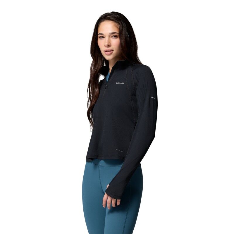 Columbia Stealth Spring LS Half Zip Tee - T-shirt femme | Hardloop