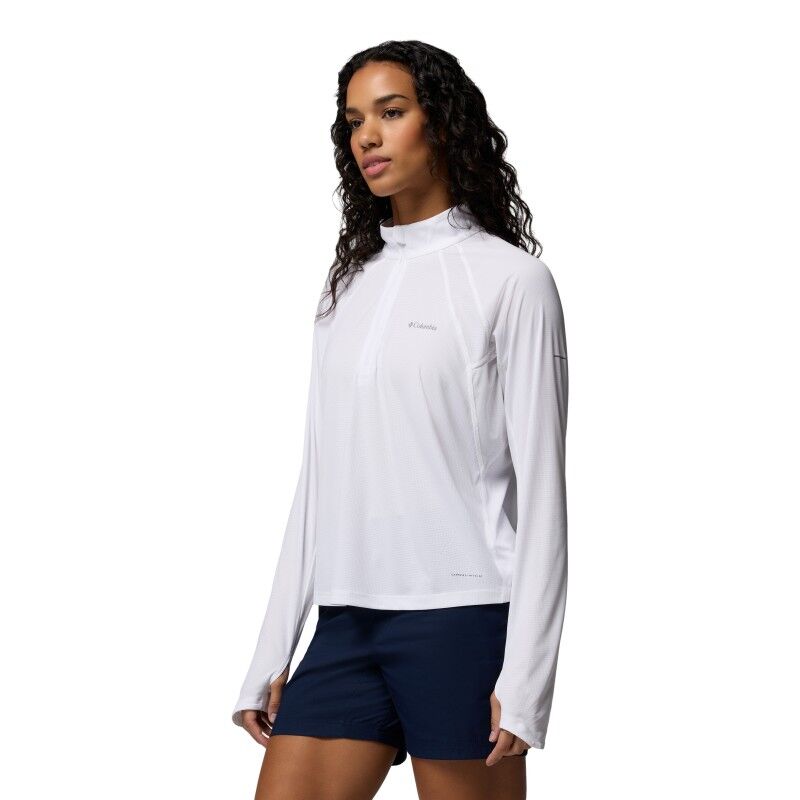 Columbia Stealth Spring LS Half Zip Tee - T-shirt femme | Hardloop