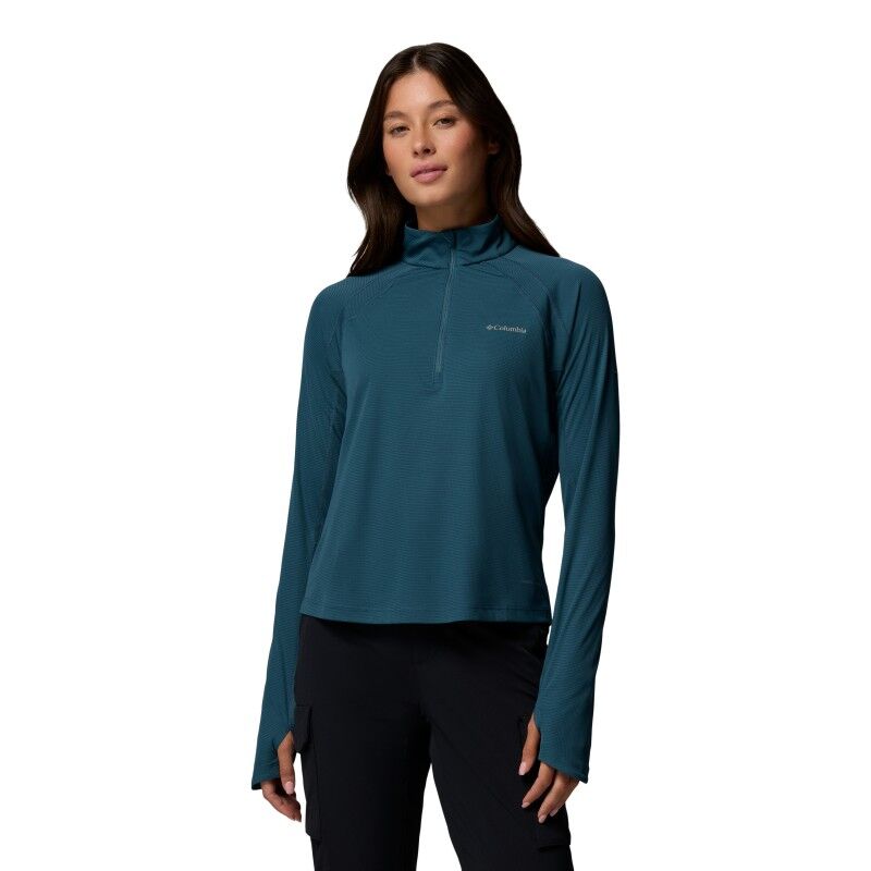 Stealth Spring LS Half Zip Tee - T-Shirt - Damen