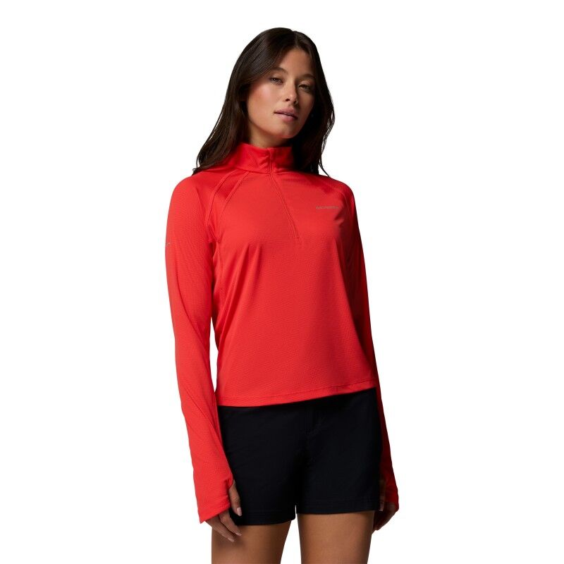 Stealth Spring LS Half Zip Tee - T-Shirt - Damen