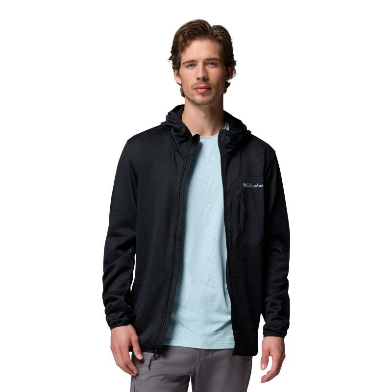 Columbia Tall Heights Hooded Grid Fleece Full Zip - Fleece jacket - Men's | Hardloop