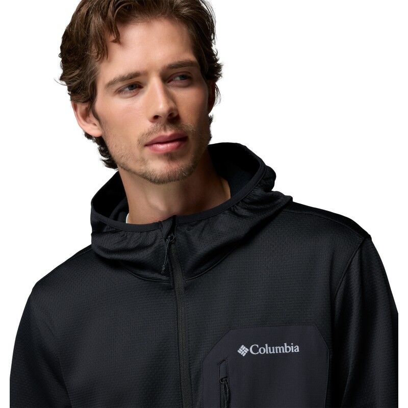 Columbia Tall Heights Hooded Grid Fleece Full Zip - Polaire homme | Hardloop