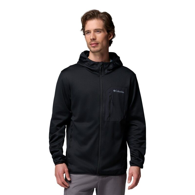 Tall Heights Hooded Grid Fleece Full Zip - Bluza polarowa meska