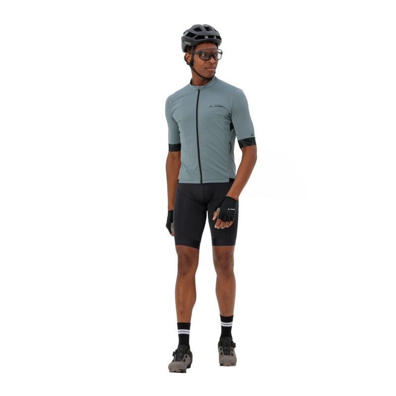 Vaude Men's Kuro Essential Bib Tights - Spodenki kolarskie z szelkami rowerowe męskie | Hardloop