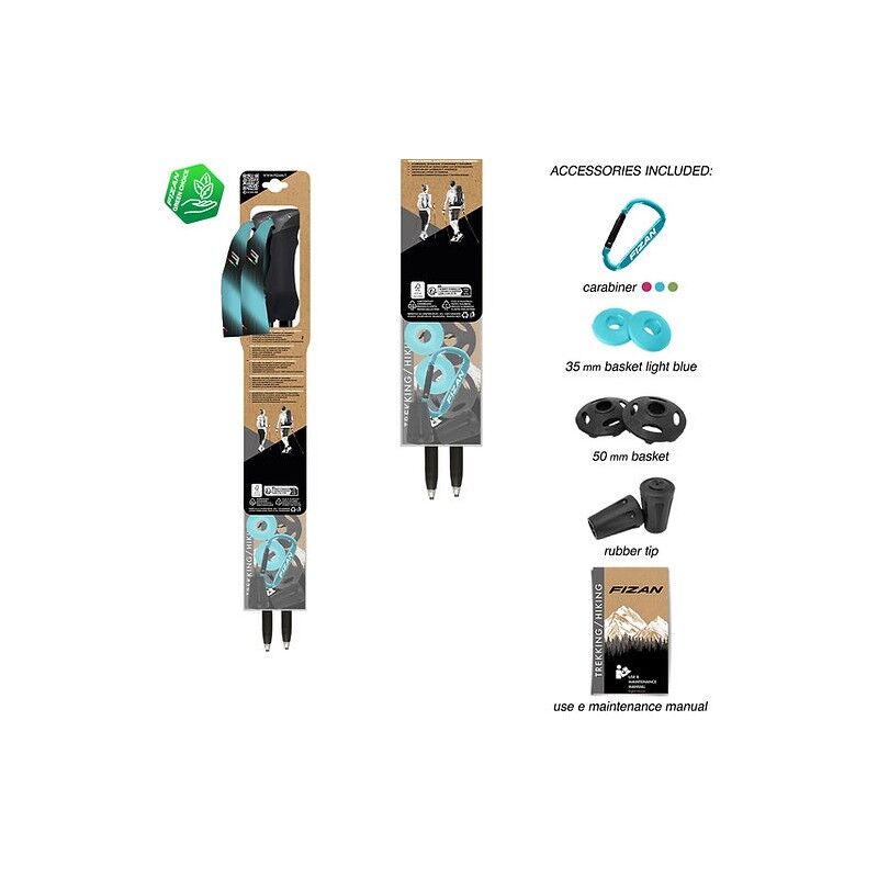Fizan Compact 4 Tech - Trekking poles | Hardloop