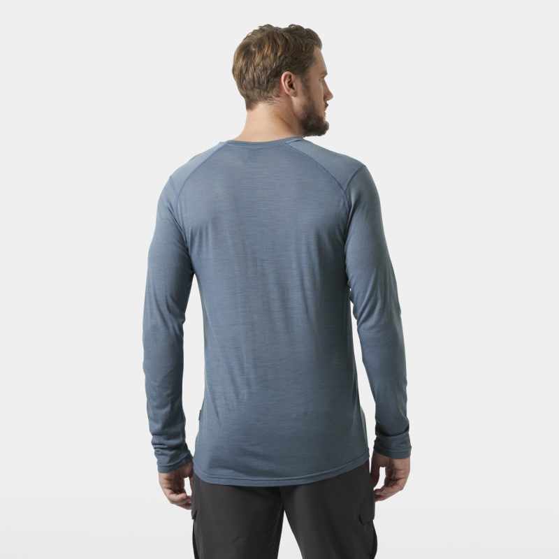 Helly Hansen Hh Durawool Ls Henley - T-Shirt - Herren | Hardloop