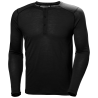Helly Hansen Hh Durawool Ls Henley - T-shirt - Men's | Hardloop