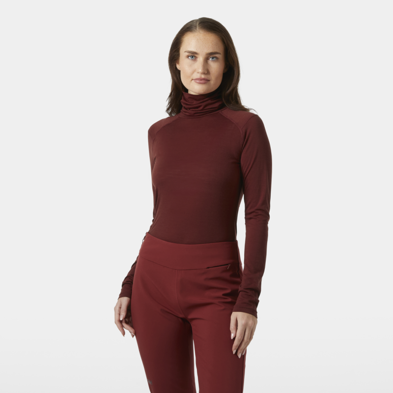 Hh Durawool High Neck Ls - Sous-vêtement thermique femme
