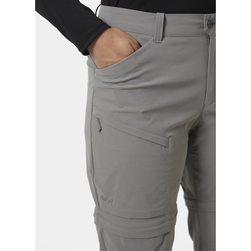 Helly Hansen Elv Light Zip Off Pant - Pantalon randonnée convertible femme | Hardloop