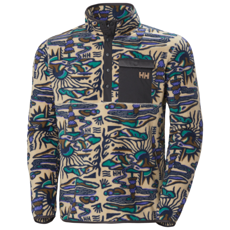 Maridalen Printed Fleece - Fleecetröjor - Herr