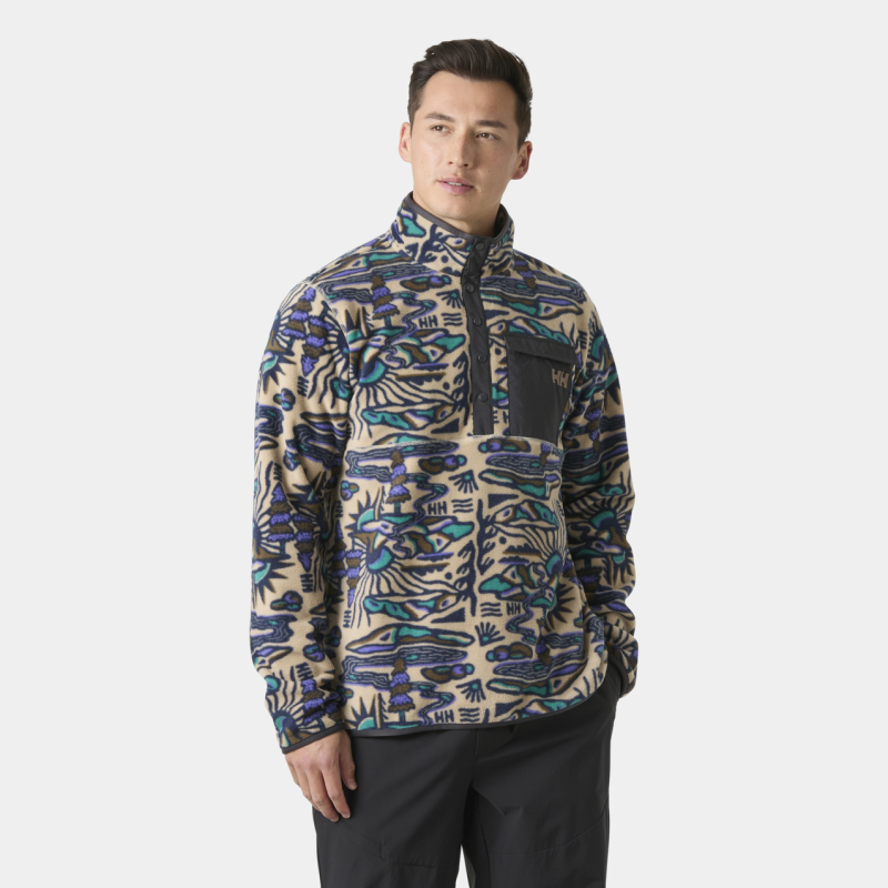 Helly Hansen Maridalen Printed Fleece - Fleecetröjor - Herr | Hardloop