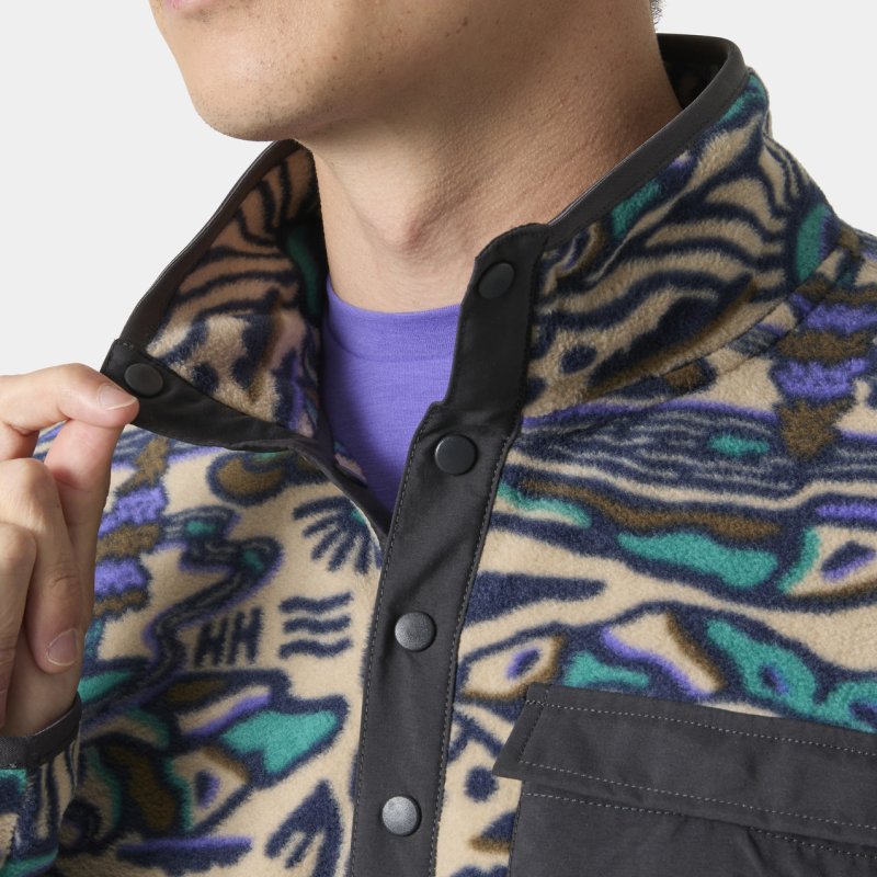 Helly Hansen Maridalen Printed Fleece - Bluza polarowa meska | Hardloop