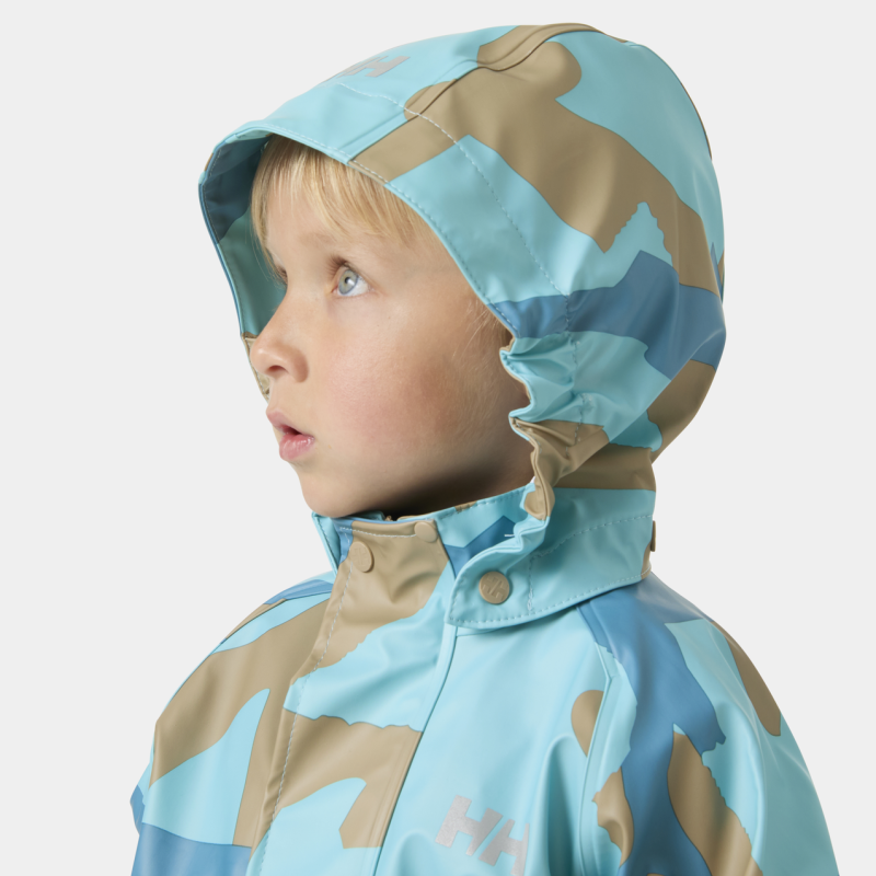 Helly Hansen K Bergen 2.0 Pu Rainset Aop - Waterproof jacket - Kid's | Hardloop