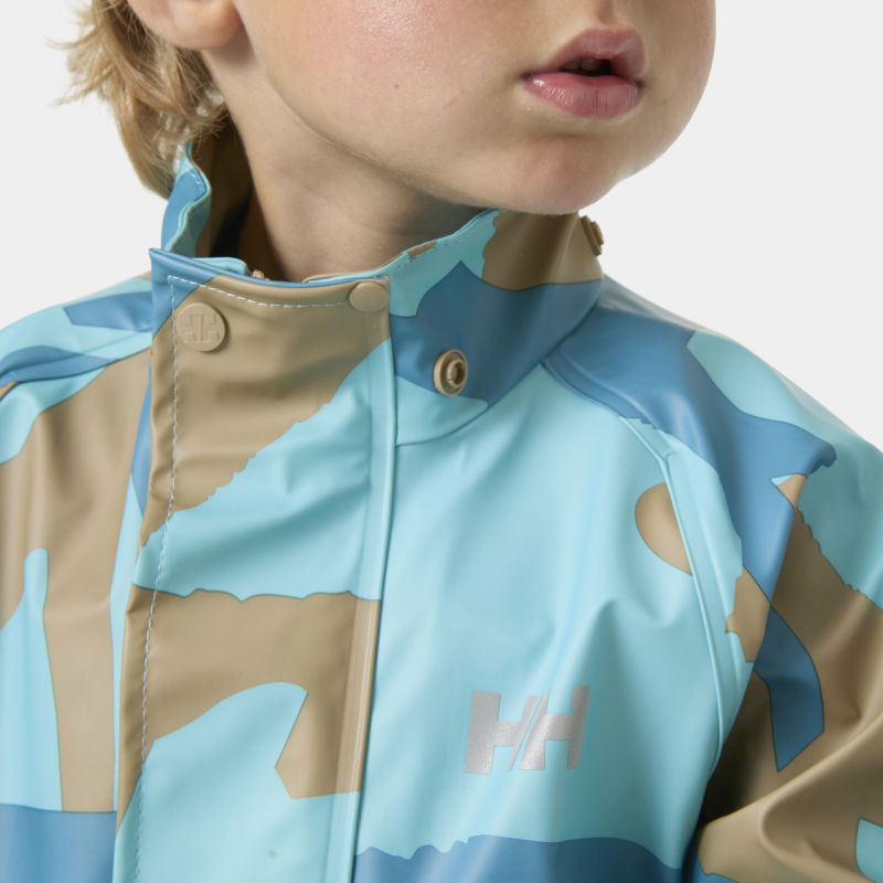 Helly Hansen K Bergen 2.0 Pu Rainset Aop - Waterproof jacket - Kid's | Hardloop