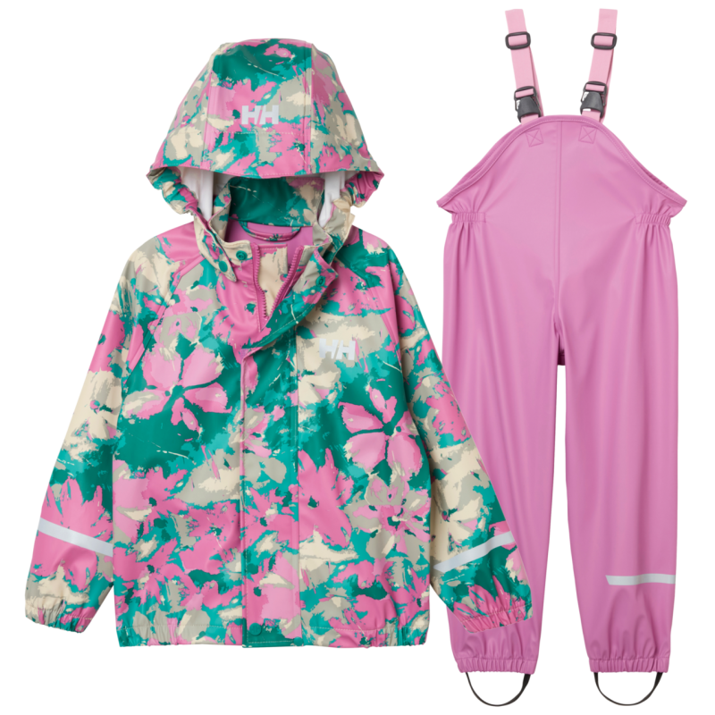 K Bergen 2.0 Pu Rainset Aop - Sadetakki - Lasten