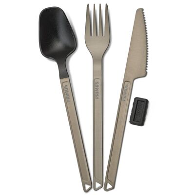 Trek Cutlery Set Aluminium - Besteck