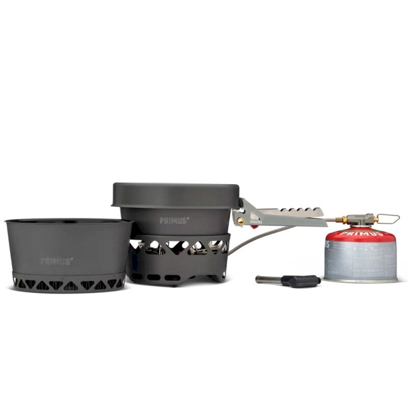 Primus Primetech Stove Set II 2x1.3 L w/ Pan - Conjunto de cozinha campismo | Hardloop